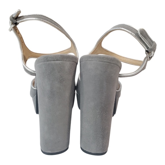 Michael Kors Lexi Suede Platform Heels Size 6.5 - Picture 4 of 9